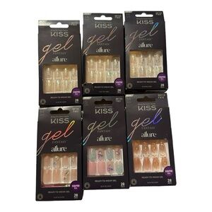KISS Gel Fantasy Allure Nails Bundle NWT